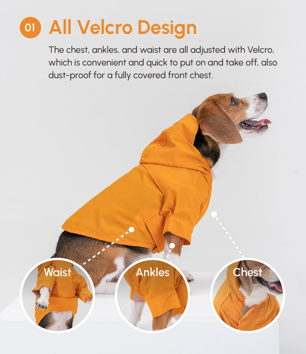 Tribeca adjustable velcro raincoat - Sunflower