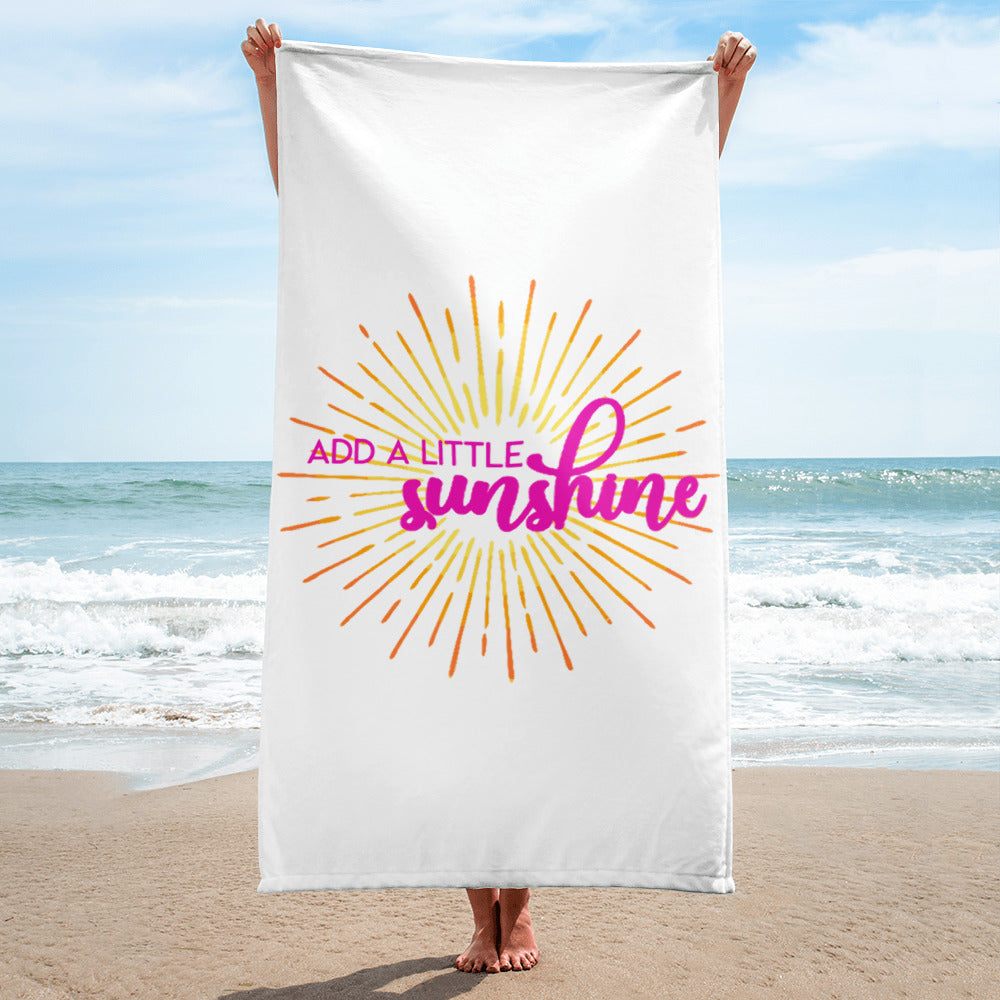 Add a Little Sunshine Towel